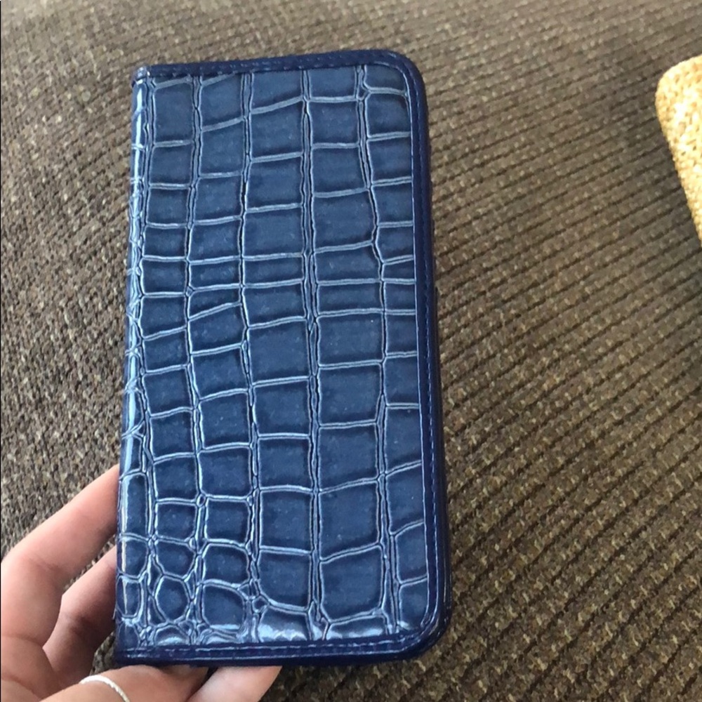 Blue wallet